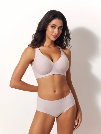 Comfy Jelly Bra - Wireless Deep V